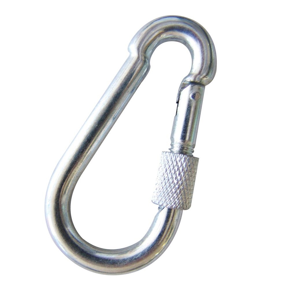 Karabina Galvaniz Vidalı Kilitli 6mm