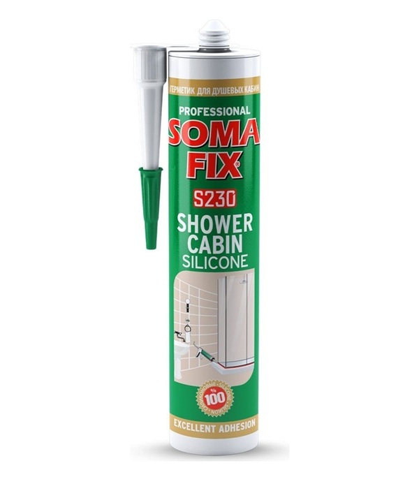 Somafix Duşakabin Silikonu Şeffaf 280ml