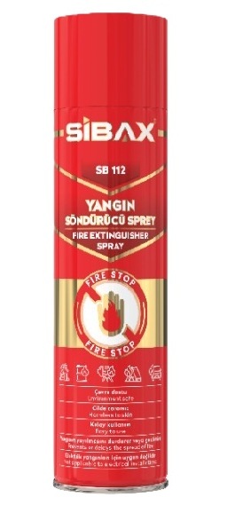 Sibax SB112 Yangın Söndürücü Sprey 600ml