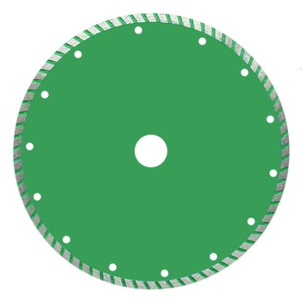 Turbo Elmas Mermer Granit Kesici Disk Delikli 230mm