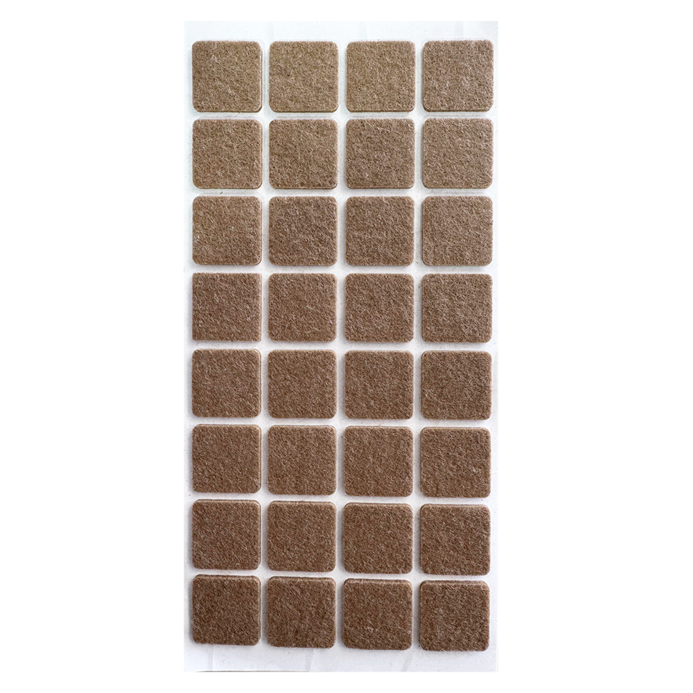 Zemin Koruyucu Yapışkanlı Keçe 25x25mm Kare