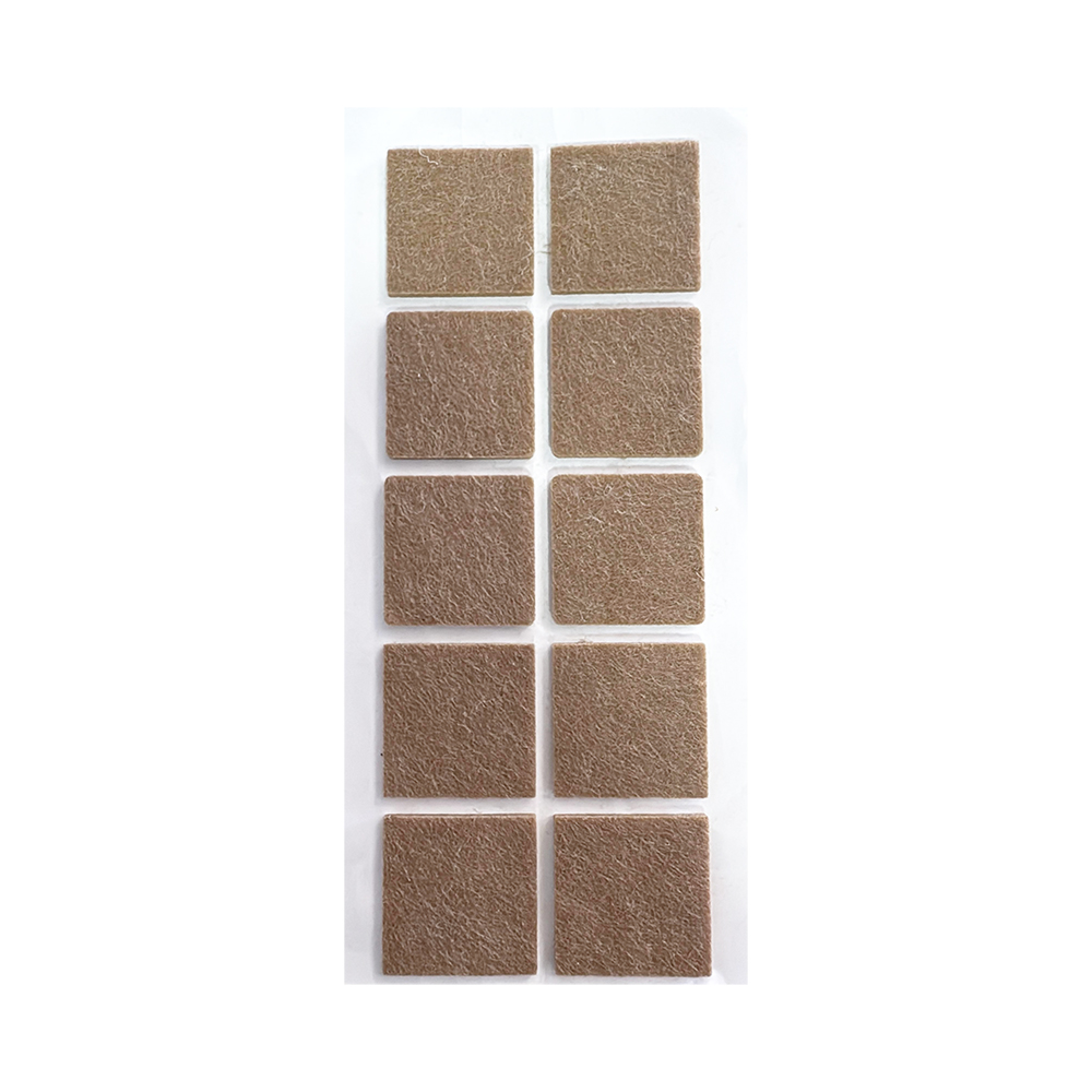 Zemin Koruyucu Yapışkanlı Keçe 40x40mm Kare