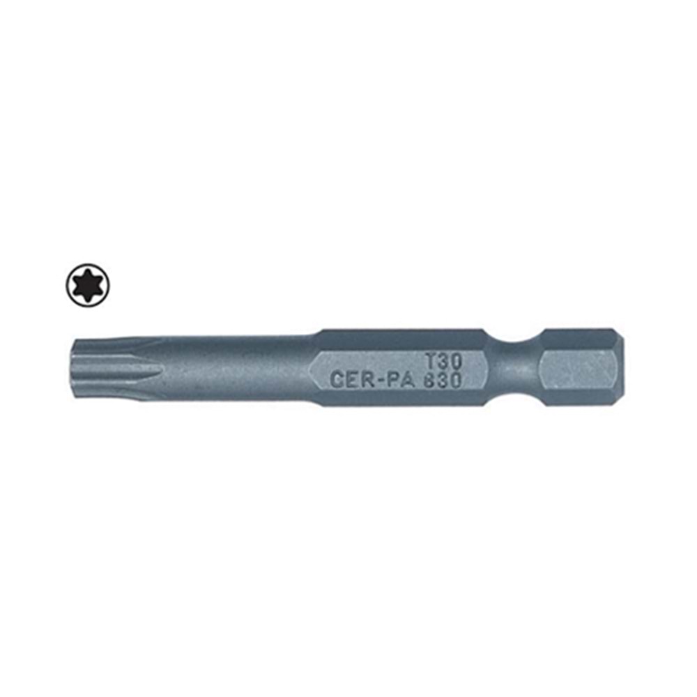 Cer-pa X-Plus Torx Bits Ucu T30 50mm Buldeks