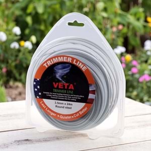 Veta Tırpan Misinası Çelik Telli 3.5mm x 24mt