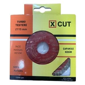 Kristal TX-Cut Turbo Elmas Hassas İnce Seramik Fayans Kesici 115mm