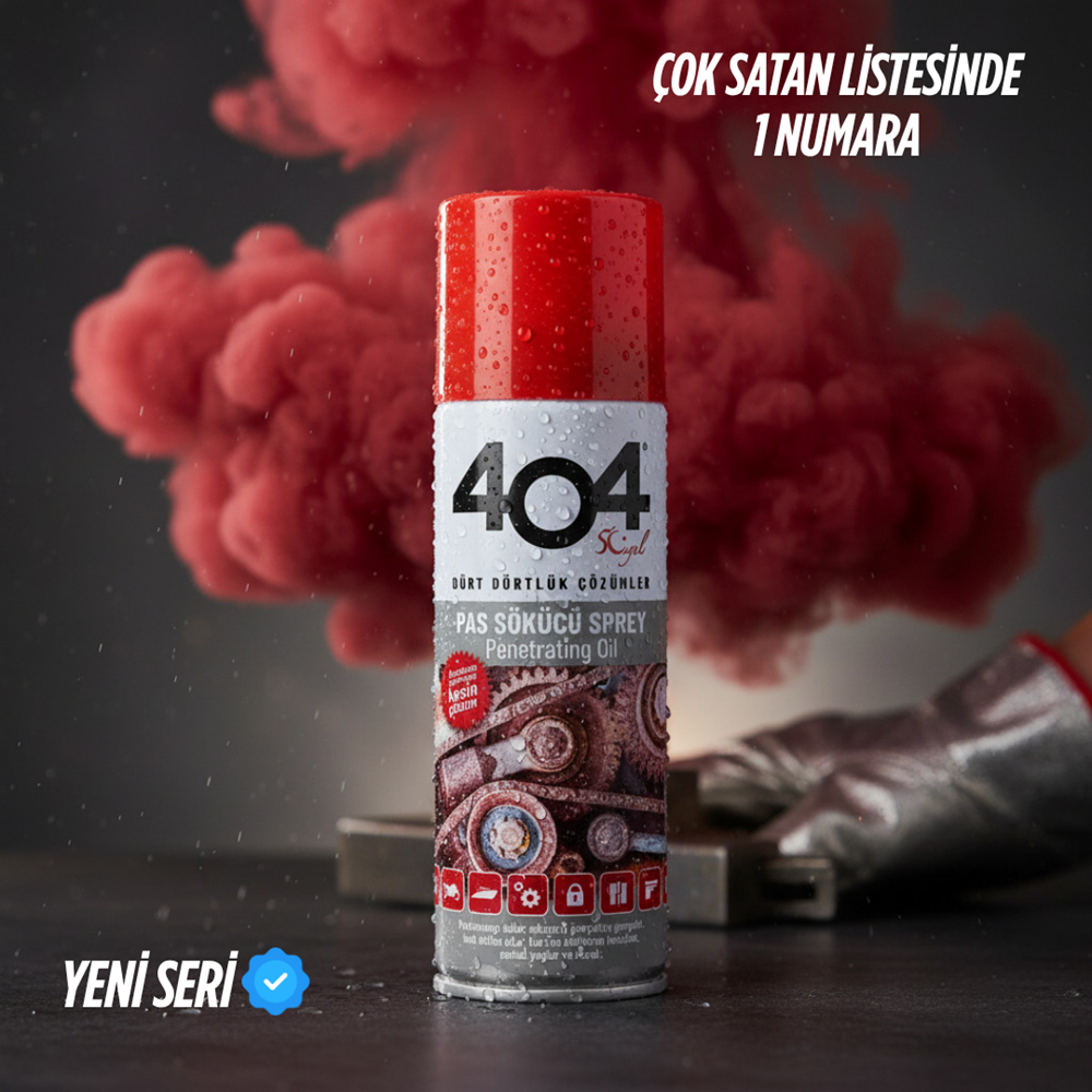 404 Pas Sökücü ve Yağlayıcı Sprey 200 ml