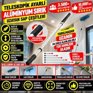 Teleskopik Ayarlı Sırık Alüminyum Uzayan Sap 6mt