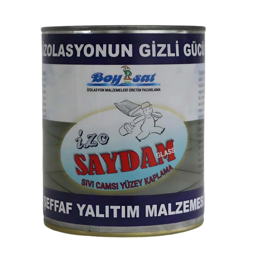 İzo Saydam Şeffaf Sıvı Cam 0.75 Kg