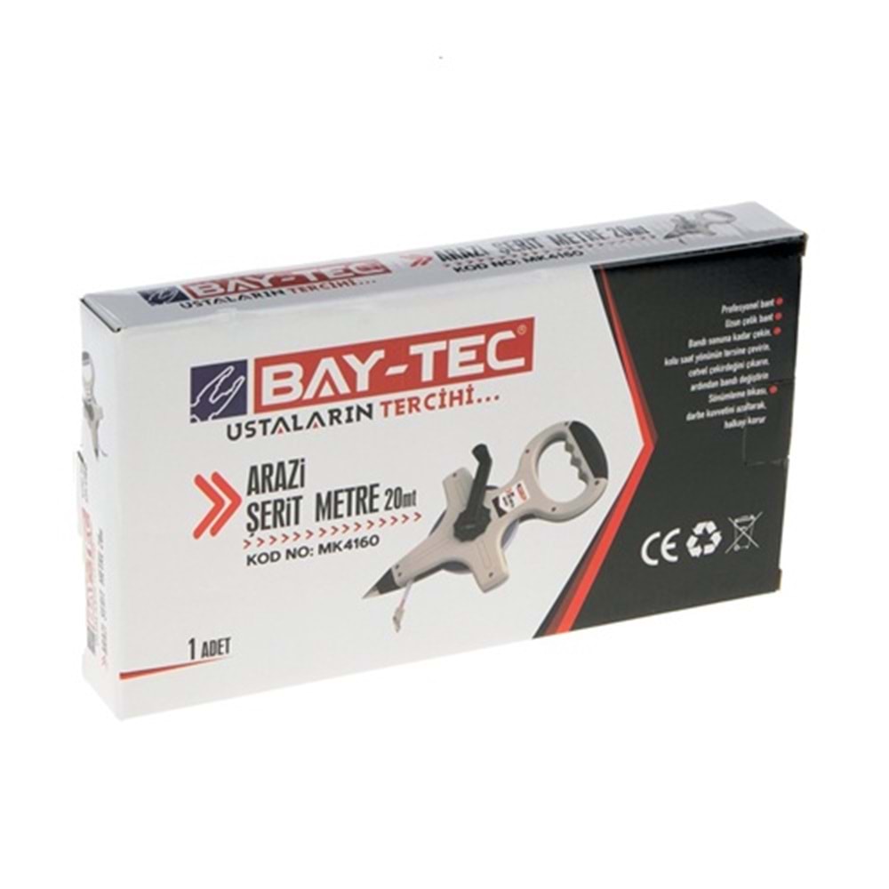 Bay-Tec Arazi Tipi Metre 30mt