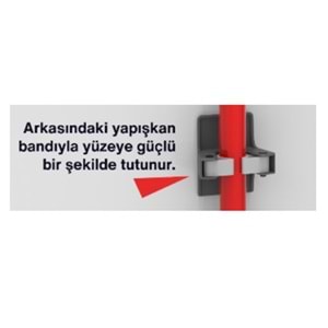 Mop Sap Tutucu Yapışkanlı ve Vidalanabilir