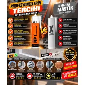 NP1 Ms Polimer Mastik 290ml Terracotta