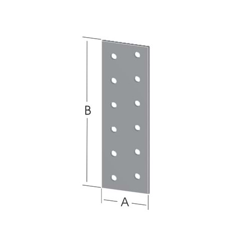 Düz Bağlantı Sac Gönye 30x110mm