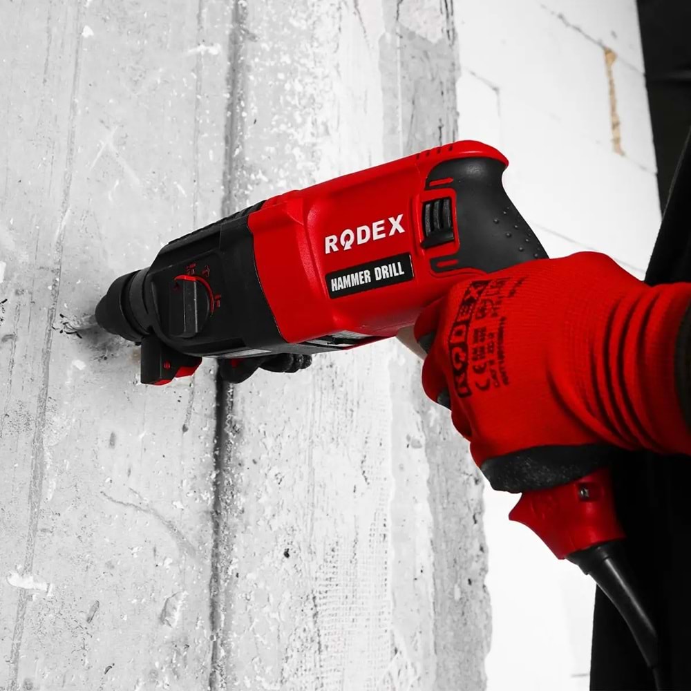 Rodex RDX226 Kırıcı Delici Matkap 3 Jul 26mm 800W