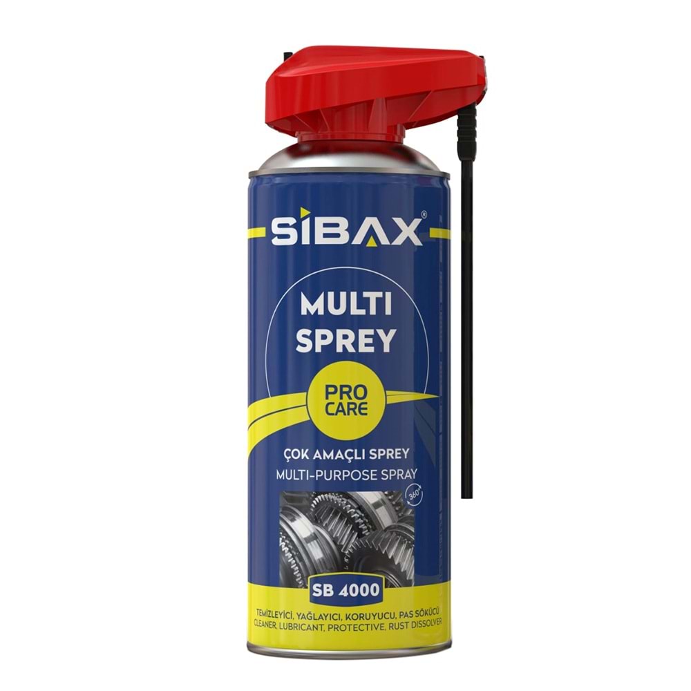 Sibax Pas Sökücü Çok Amaçlı Multi Sprey Kobra Başlık 400ml