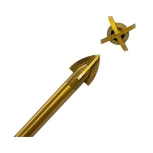 Titex Bits Saplı Cam Seramik Fayans Delme Matkap Ucu 4mm